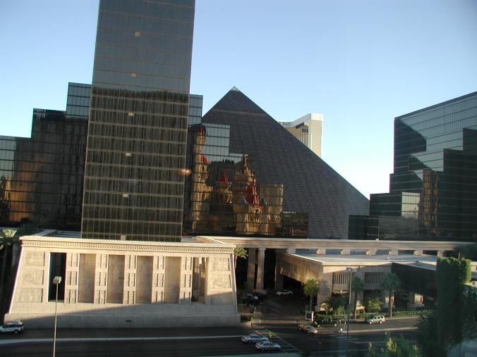 View of the Luxor from the Excalibur